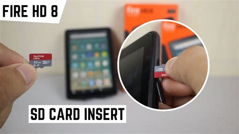 kindle fire sd card slot|Amazon Fire HD 8 Tablet: How to Insert / Eject SD Card.